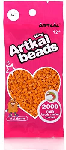 ARTKAL® Mini A Soft 2,6 mm Bügelperlen Beads / 2000 Stück / A73 Sienna Steckperlen von ARTKAL