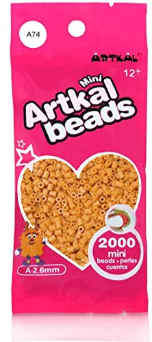 ARTKAL® Mini A Soft 2,6 mm Bügelperlen Beads / 2000 Stück / A74 Deer Steckperlen von ARTKAL