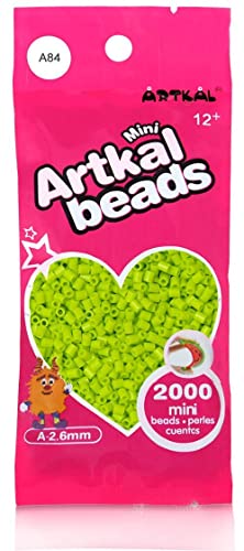 ARTKAL® Mini A Soft 2,6 mm Bügelperlen Beads / 2000 Stück / A84 Dark Algae Steckperlen von ARTKAL