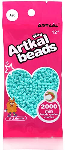 ARTKAL® Mini A Soft 2,6 mm Bügelperlen Beads / 2000 Stück / A98 Waterfall Steckperlen von ARTKAL