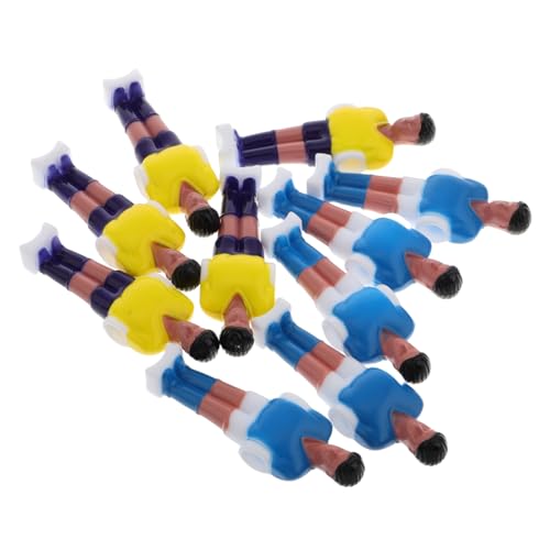 ARTSEWPLY 10 Stück Mini Tischfußball Spieler Figuren Set Authentische Fußballspieler Ersatzteile für Tischkicker für Zuhause Büro Verbesserung von Koordination und Motorik ARTSEWPLY 10 Stück Mini Tischfußball Spieler Figuren Set Authentische Fußballspieler Ersatzteile für Tischkicker für Zuhause Büro Verbesserung von Koordination und Motorik von ARTSEWPLY