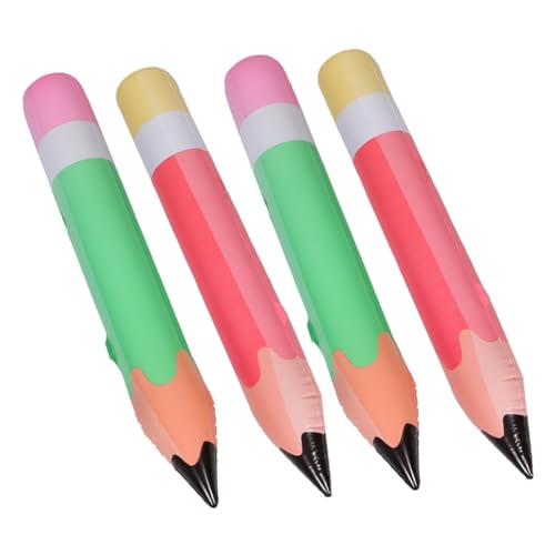 ARTSEWPLY 4 Stück Aufblasbare Bleistiftballons Riesen Bleistift Deko für Geburtstag Schulanfang und Abschlussfeier Leichte PVC Luftballons für Klassenzimmer und Partydekoration ARTSEWPLY 4 Stück Aufblasbare Bleistiftballons Riesen Bleistift Deko für Geburtstag Schulanfang und Abschlussfeier Leichte PVC Luftballons für Klassenzimmer und Partydekoration von ARTSEWPLY