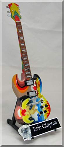 ERIC CLAPTON Miniatur Gitarre FOOL CREAM mit Plektrum von ARTSTUDIO35