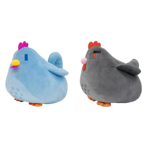 ARVALOLET 20 cm Huhn Plüschtier – Videospiel Valley Weiches Cartoon-Spielzeug – Perfektes Kissen für Kinder von ARVALOLET