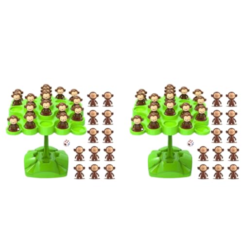 Arvalolet 2Set Monkey Balance Game, Monkey Tree Balance Toy Montessori Math Toys Birthday Party bevorzugt das Bildungsausgleich, Brettspiel Pinata Füllstoffe for Kinder Babypartygeschenke von ARVALOLET