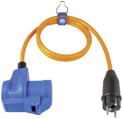 AS Schwabe 62436 Camping-Adapterkabel 16A 3polig 1St. von AS Schwabe