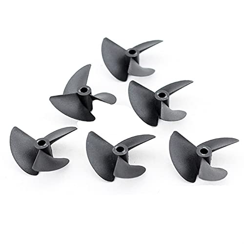 ASDGH Modellschiffpropeller, 10 stücke RC Boot 3-Klinge Nylon Propeller for DIY Modell Spielzeug Handgemachte Welle Loch 4mm/4,76mm Paddel Durchmesser 36/47/52/55/57mm Prop (Size : 4 * 47mm) von ASDGH