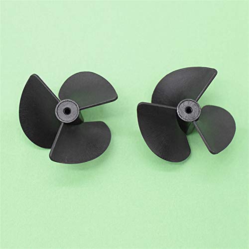 ASDGH Modellschiffpropeller, 2 stücke Modell Boote Zubehör 3 Klingen Propeller for 2mm Welle 1,95 Montage Loch Paddel DIY Spielzeug Zubehör von ASDGH