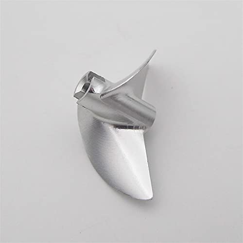 ASDGH Modellschiffpropeller, RC Bootspropeller 4 mm 3,175 mm 1/8 Zoll Welle 34 mm 36 mm 37 mm 38 mm 7075 Metall P1.9 Prop, for RC Speed ​​Mono Racing Katamaran Bootsmodell (Color : D34mmxd3.175mm LH) von ASDGH