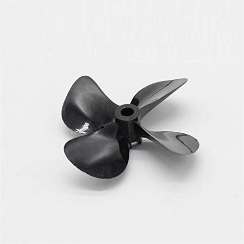 ASDGH Modellschiffpropeller, Rc-Modellboot, hochfester Propeller, 4-Blatt-Paddel, Positive Rückwärtsschraube, for 4 mm Rc-Bootswelle (Color : D50mm Positive) von ASDGH