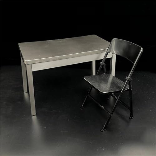 ASEDRFY 1/6 Scale Figure Table Chair Model Desk Decor for 30.5 cm Seamless Action Figure Body Doll ASEDRFY 1/6 Scale Figure Table Chair Model Desk Decor for 30.5 cm Seamless Action Figure Body Doll von ASEDRFY