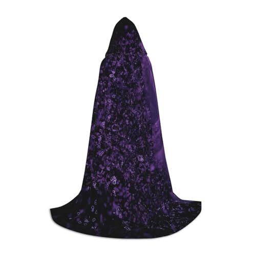 ASEELO Kapuzenumhang für Teenager Lila Rose Halloween Kapuzenumhang Umhang Cosplay Verkleidung Kostüm für Halloween Weihnachten Kostüm Party S von ASEELO