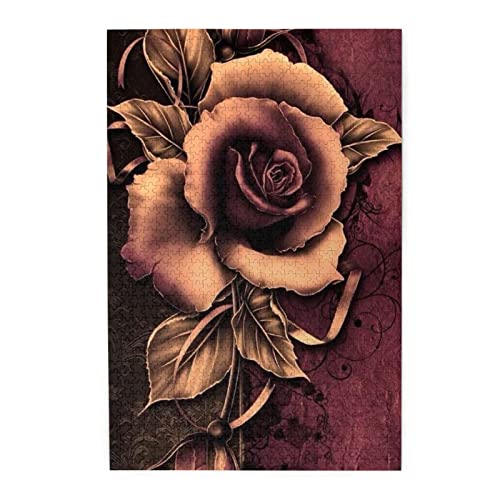 Gothic Rose Puzzles sind geeignet für Erwachsene und Jungen und Mädchen. 1000-teiliges Puzzle Gothic Rose Puzzles sind geeignet für Erwachsene und Jungen und Mädchen. 1000-teiliges Puzzle von ASEELO