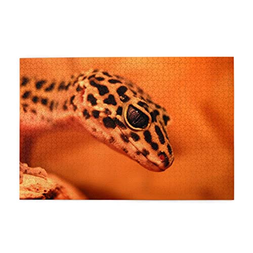 Leopard Little Gecko Puzzle ist geeignet für Erwachsene und Kinder, 1000 Teile Puzzle von ASEELO
