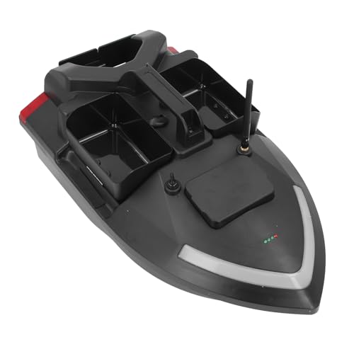 RC Köderboot Zum Angeln, Ferngesteuertes Angelköderboot, Dual Motor, Automatische Kurskorrektur, Automatische Rückkehr, Globales Positionssystem, 2 Kg Last, 500 M, von ASHATA