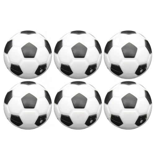 ASIEIT 6 Stück Kickertisch-WM-Zubehör-Ersatz, Kicker-Zubehör-Ersatz, 23/28/32/36 mm, offizielle Kicker-Tischfußball-Kickerbälle für Standard-Kickertische für die Freizeit zu Hause, Ro (32 mm von ASIEIT