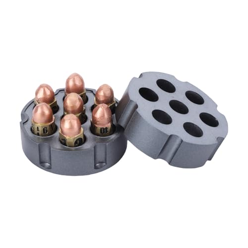 ASIEIT 7-teiliges Bullets-Würfelset, Rollenspielwürfel mit Würfelbasis, D6 Bullets-Würfelset, Pub-Unterhaltungsspiel-Requisiten für Brettspielliebhaber von ASIEIT