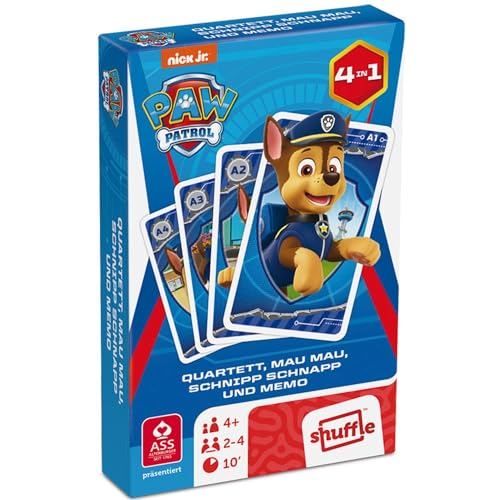 ASS Altenburger 22583134 Paw Patrol 22583134-Paw Quartett, Kartenspiel, 4 Jahre to 99 Jahre, bunt von Cartamundi