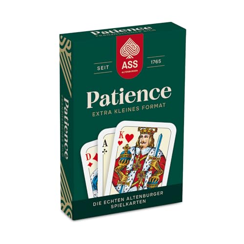 ASS 22570097 Mini-Patience-Das Klassische Kartenspiel-im Miniformat, Keine, ab 8 Jahren von ASS Altenburger