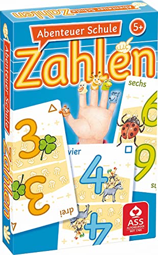 ASS Altenburger 22572841 Abenteuer Schule 22572841-Abenteuer Zahlen, Kartenspiel, Lernspiel von ASS Altenburger