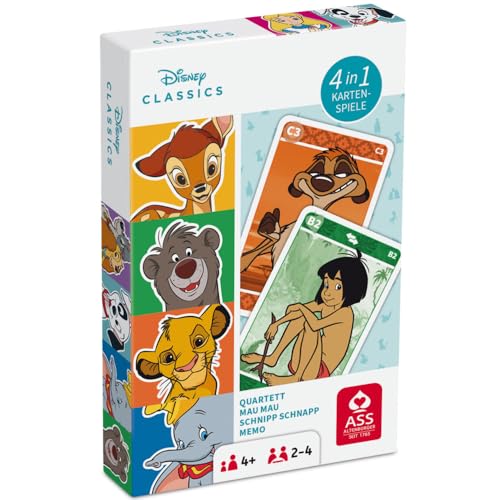Disney Classics - Quartett 4 in 1 - DE Disney Classics - Quartett 4 in 1 - DE von ASS Altenburger