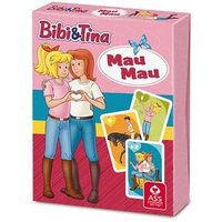 ASS 22505221 Bibi und Tina® - Mau Mau, 55 Karten im Format 59 x 91 mm, in Klappschachtel von ASS