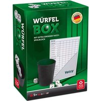 ASS 22597450 Würfelbox mit extra großem Yatzy-Spielblock von ASS