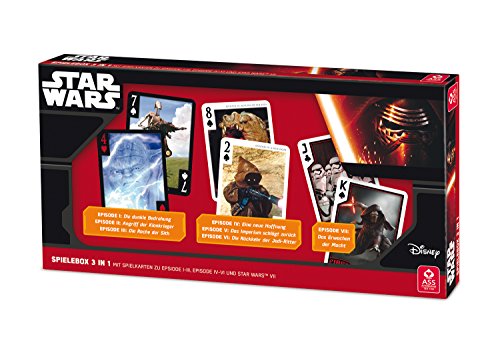 ASS Altenburger 22501506 - Star Wars - 3 in 1 Spielebox von ASS