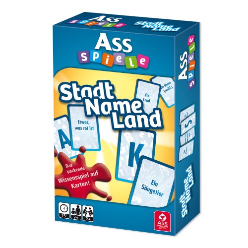 ASS Altenburger 22509611 - Stadt Name Land, Familienspiel von ASS