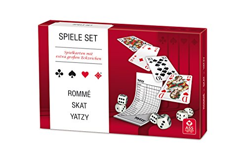 ASS Altenburger 22570301 - Spiele Set - Rommé/Skat/Yatzy ASS Altenburger 22570301 - Spiele Set - Rommé/Skat/Yatzy von ASS