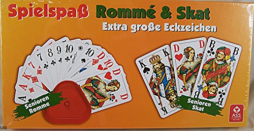 Rommé - Bridge - Skat - Canasta - Extra große Eckzeichen von ASS