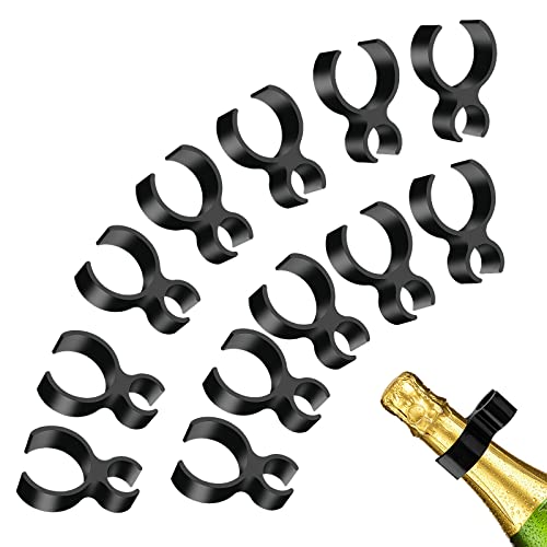 ASTER 12 Stück Champagner Flasche Wunderkerzen Clips,Champagne Bottle Sparklers Clips Flasche einzelne Halter Sicherheit Clips, Champagner Wunderkerzenhalter Clips für Candel Küche und Party Supplies von ASTER