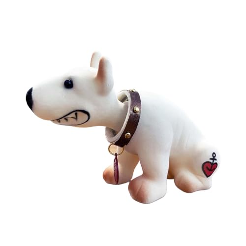 ASTRA Wackel-Bulli, witzige Bullterrier Figur mit Wackel-Kopf, Kleiner Pitbull als Geschenkidee für Hamburg & St. Pauli Fans, lustige Hundefigur, 10 x 14 x 5 cm groß von ASTRA