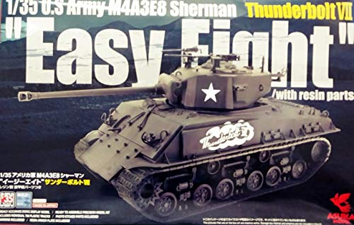 ASUKA Modell – Modellbau Panzer U.s Army M4a3e8 Sherman Easy Eight Thunderbolt VII mit Resin Parts 35040 1:35. Modellbau Panzer Promo von ASUKA