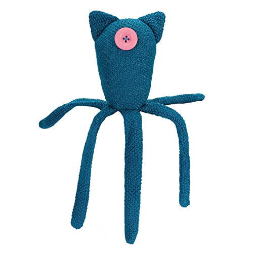 ASVP Shop Coraline Crocheted One Eyed Octopus Doll Bright Turquoise von ASVP Shop