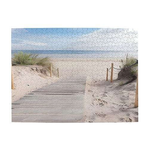 Beach Scenery Print Jigsaw Personalisierte Puzzle Holzpuzzle Lustiges Puzzle 500 Teile für Erwachsene Geburtstag von ASmeir