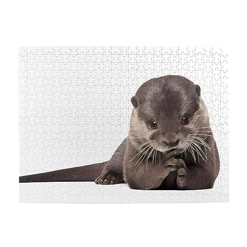 Niedliches Tierdruck-Puzzle Personalisiertes Puzzle Holzpuzzle Lustiges Puzzle 500 Teile für Erwachsene Geburtstag von ASmeir