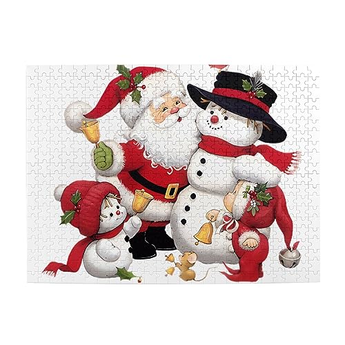 Weihnachtsmann Druck Jigsaw Personalisierte Puzzle Holzpuzzle Lustiges Puzzle 500 Teile für Erwachsene Geburtstag von ASmeir