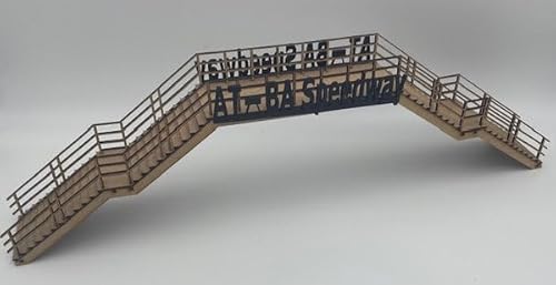 220023 Slotcar Brücke mit Handlauf für 2 Fahrspuren von AT-BA Modellbau