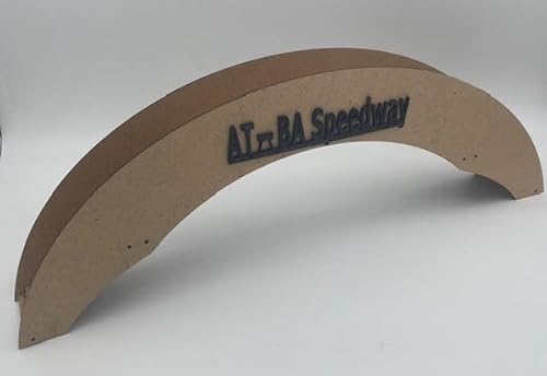 220028 Slotcar Brücke ohne Handlauf für 4 Fahrspuren von AT-BA Modellbau