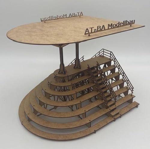 AT-BA Modellbau 220116 Slotcar-Tribüne kurz von AT-BA Modellbau