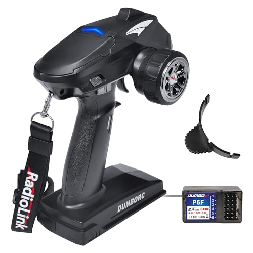 DUMBORC X4 4-K 2.4GHz RC Funksender und Empfänger, X6F mit ausfallsicherer und Niederspannungs-Alarmfunktion, Mischmodus für Rc Fahrzeug, Auto, Boot, Tankmodell: DUMBORC X4 4-K 2.4GHz RC Funksender und Empfänger, X6F mit ausfallsicherer und Niederspannungs-Alarmfunktion, Mischmodus für Rc Fahrzeug, Auto, Boot, Tankmodell: von ATA HOBBY