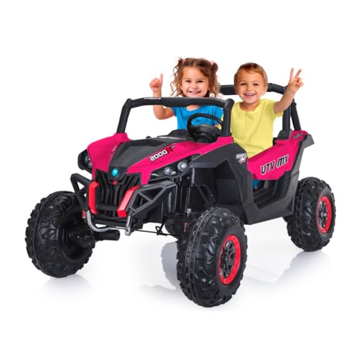 ATAA Buggy UTV RSX 24v - Pink - Elektro-Auto für Kinder mit 24V Batterie und Fernbedienung von ATAA