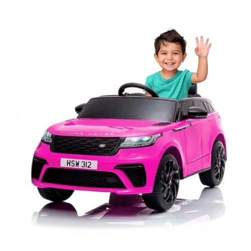 ATAA Land Rover Range Rover VELAR 12V - Pink - Elektro-Auto für Mädchen und Jungen mit 12V Batterie und Fernbedienung von ATAA