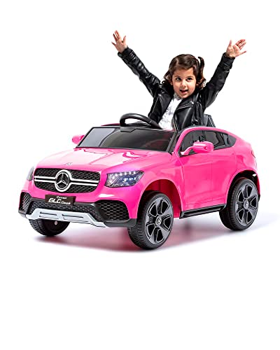 ATAA Mercedes GLC Coupe Edition - Pink - Elektro-Auto für Kinder mit 12V Batterie und Fernbedienung für Eltern von ATAA