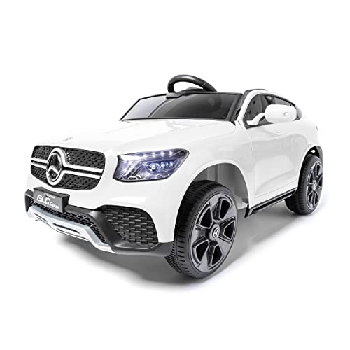 ATAA Mercedes GLC Coupe Edition - Weiß - Elektro-Auto für Kinder mit 12V Batterie und Fernbedienung für Eltern von ATAA