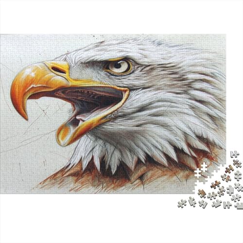 Adler 1000 Stück Puzzles Für Erwachsene Teenager Stress Abbauen Familien-Puzzlespiel 1000-teiliges Puzzle Kinder Lernspiel Spielzeug Geschenk Puzzel 1000pcs (75x50cm) von ATBNBNUIE