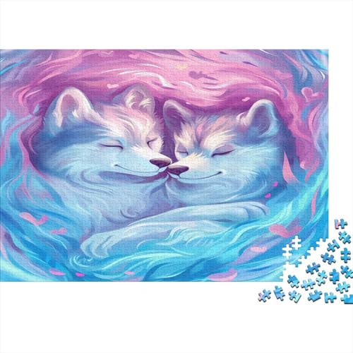 Alaskan Malamute Dog Puzzle 1000 Teile Erwachsener Kniffel Spaß Für Die Ganze Familie - Abwechslungsreiche 1000 Puzzleteilige Motive Puzzlespiel Erwachsene, Puzzel 1000pcs (75x50cm) von ATBNBNUIE