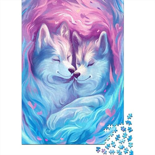 Alaskan Malamute Dog Puzzlespiel 1000 Teile Für Erwachsene, Einzigartige Kunstwerke Und Vorlage - Geburtstagsgeschenk - Spaßige Puzzles Mit Überraschung Von Puzzle in A Bag Puzzel 1000pcs (75x50cm) von ATBNBNUIE