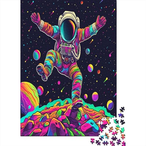 Astronaut Puzzlespiel 1000 Teile Puzzles Für Erwachsene Lernspiel Herausforderung Spielzeug 1000 Teile Puzzles Für Erwachsene Kinder Erwachsenen Puzzlespiel Puzzel 1000pcs (75x50cm) von ATBNBNUIE